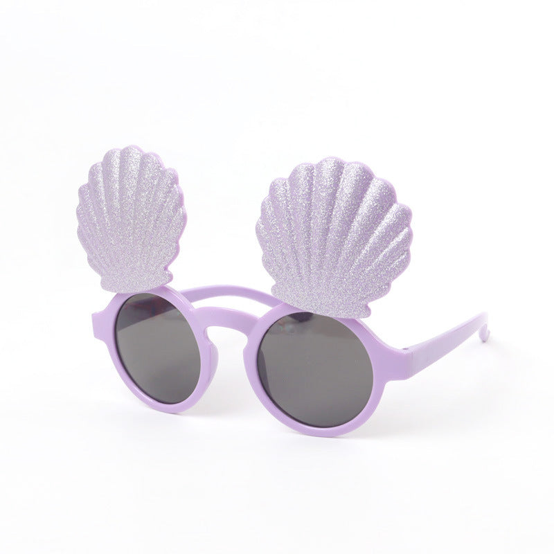 Wholesale Painted Shell Kids Sunglasses AC
